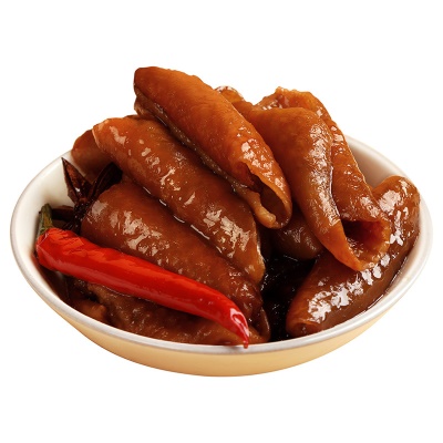 广东梅州真庄开袋即食卤鸡皮熟食客家特产酱香鸡皮下酒菜零食