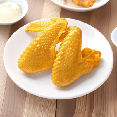真庄盐焗鸡翅广东梅州客家特产酱香鸡全翅下酒看剧好零食熟食即食