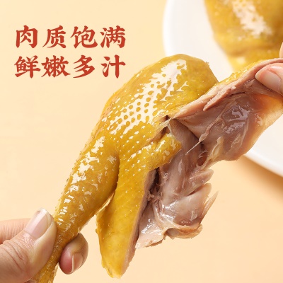 真庄盐焗鸡广东梅州正宗客家特产盐焗个整鸡鸡肉熟食零食即食小吃