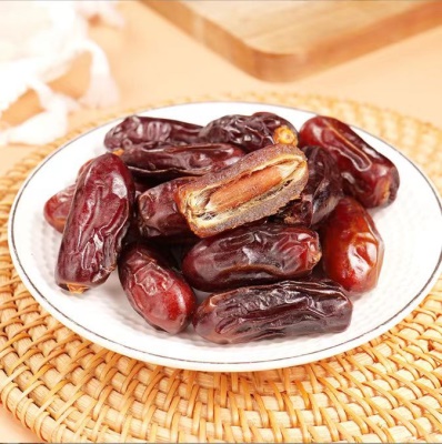 伊朗黑椰枣精选大颗水洗耶枣袋装批发 迪拜阿拉伯阿联酋黑椰枣