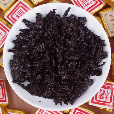 陈年普洱 陈香沱茶 2003小金砖500g 普洱茶 迷你熟沱茶 槚字方砖