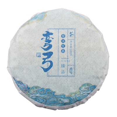 云南普洱茶生茶100克/饼春茶生茶饼饼茶易武弯弓普洱生茶茶叶