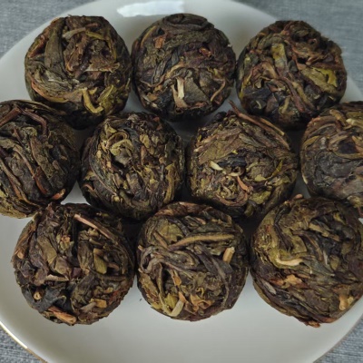 批发云南茶叶普洱茶生茶龙珠茶龙珠球生普龙珠普洱茶
