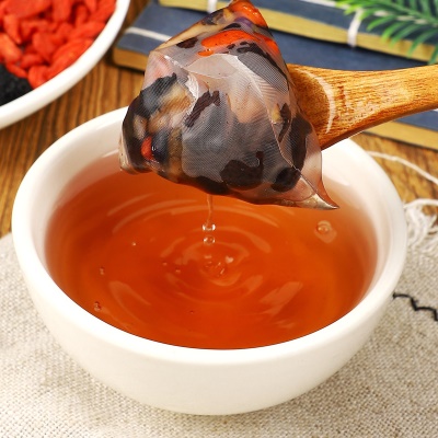 跨境电商专供黑枸杞桑葚红枣茶花茶组合男女枸杞茶花茶伴手礼