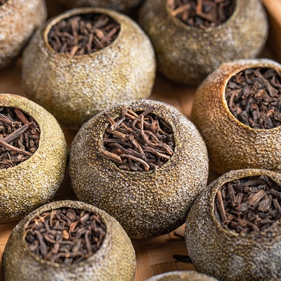 新会小青柑批发云南茶叶陈年普洱茶勐海古树茶熟普小泡袋装礼品茶