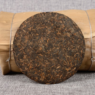 云南普洱茶叶 2012年原料冰岛古树 熟茶饼  100克熟饼茶 古树熟茶