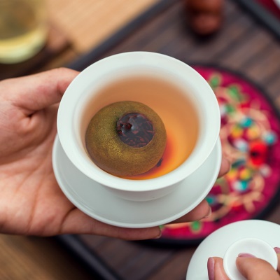 500g新会小青柑普洱茶陈皮柑普茶茶叶礼盒装宫廷桔橘熟茶散茶生晒