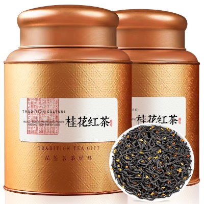 新茶正山小种正宗桂花红茶浓香型茶叶口粮茶自己喝罐装批发