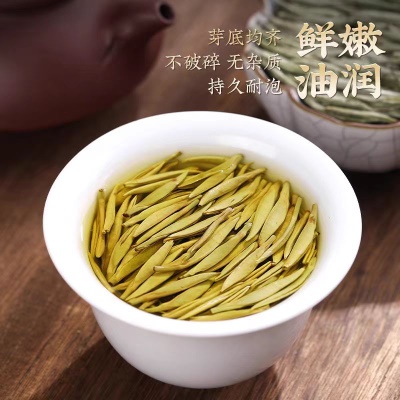 茉莉茶王银针浓香茉莉花茶嫩芽 大白毫茶叶500g散装