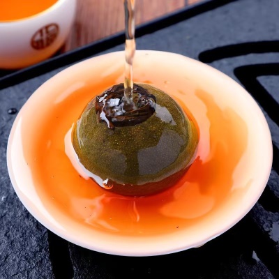 新会小青柑普洱茶熟茶 陈皮普洱柑普礼盒 过节送礼礼物陶瓷送礼