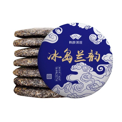 兰韵普洱茶生茶357g云南七子饼茶临沧古树茶叶生普茶饼云南普洱