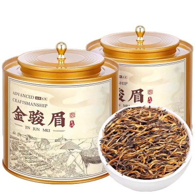 正宗金骏眉红茶叶正品浓香型暖胃红茶叶礼盒装自己喝披发