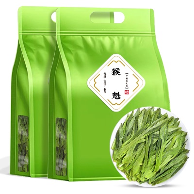 绿茶新茶安徽猴魁茶叶自己喝特级手工捏尖散装批发一件代发