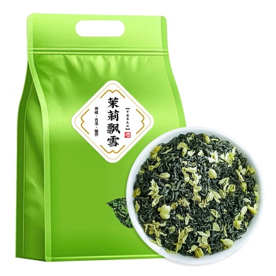 新茶横县茉莉花茶茉莉飘雪茶叶绿茶毛峰碧螺春散装批发怡品缘
