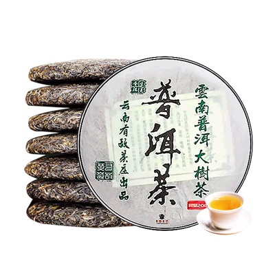 大树普洱生茶云南七子饼茶版纳古树茶叶口粮茶生普茶饼云南普洱