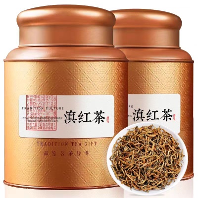 新茶滇红茶口粮茶浓香型正宗云南凤庆古树红茶茶叶密香罐装