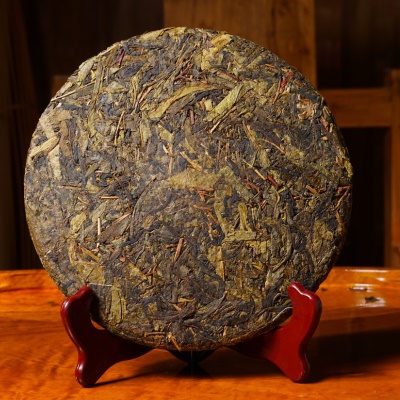 黄金叶普洱茶生茶357g云南七子饼茶临沧古树茶自己喝口粮生普茶饼