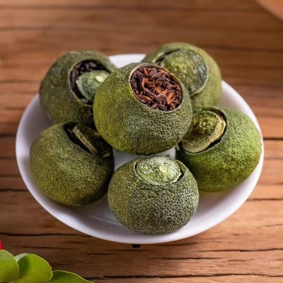 新会小青柑普洱茶特级柑普熟茶茶叶高档陶瓷罐礼盒装过节送礼长辈