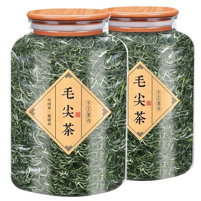2025茶毛尖绿茶春茶明前嫩芽茶叶自己喝散装罐装一件代发明前茶