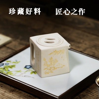 宜兴手工紫砂壶珍藏白段证书齐阳羡四方易包浆出水顺畅滴水不漏