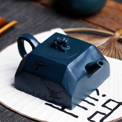 宜兴全手工李卢春 精品之作珍藏天青泥三秒速干出水暴爽止水立停