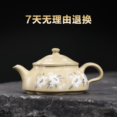 宜兴手工紫砂壶证书全 本山绿泥 隐翠易包浆出水暴爽滴水不漏