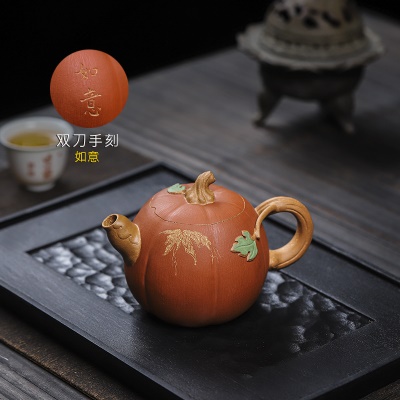 宜兴手工紫砂壶家藏老段泥憨态可掬家用茶具茶壶证书齐全