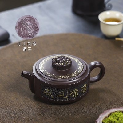 宜兴手工紫砂壶证书全家藏老紫泥王者之风易包浆出水暴爽滴水不漏